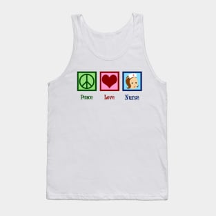 Peace Love Nurse Tank Top